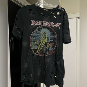 Zara distressed t-shirt